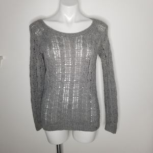 Abercrombie XL Gray Cable Knit sweater